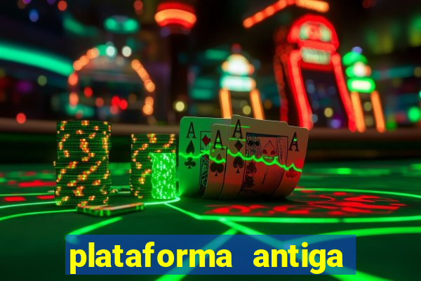 plataforma antiga de jogos